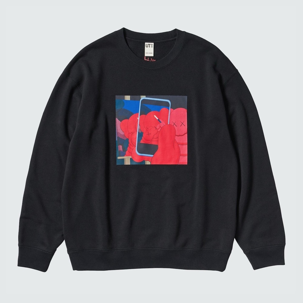 UNIQLO Black Kaws+Warhol Sweatshirt